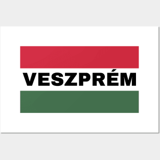 Veszprém City in Hungarian Flag Posters and Art